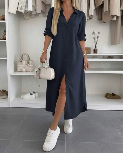 Odalys — Robe Chemise en Coton Surdimensionnée