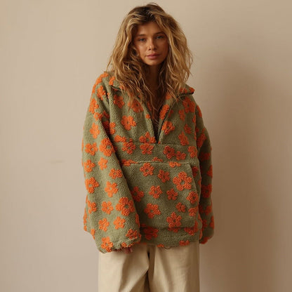 Daisy - Douillet Sweat à capuche en polaire