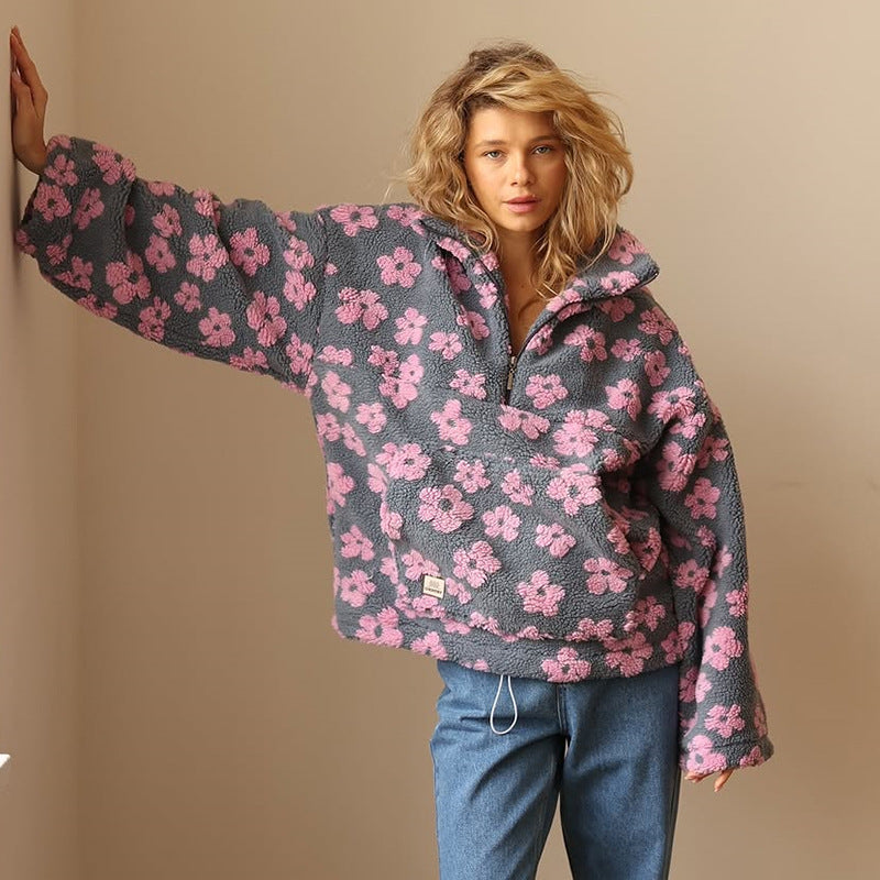 Daisy - Douillet Sweat à capuche en polaire