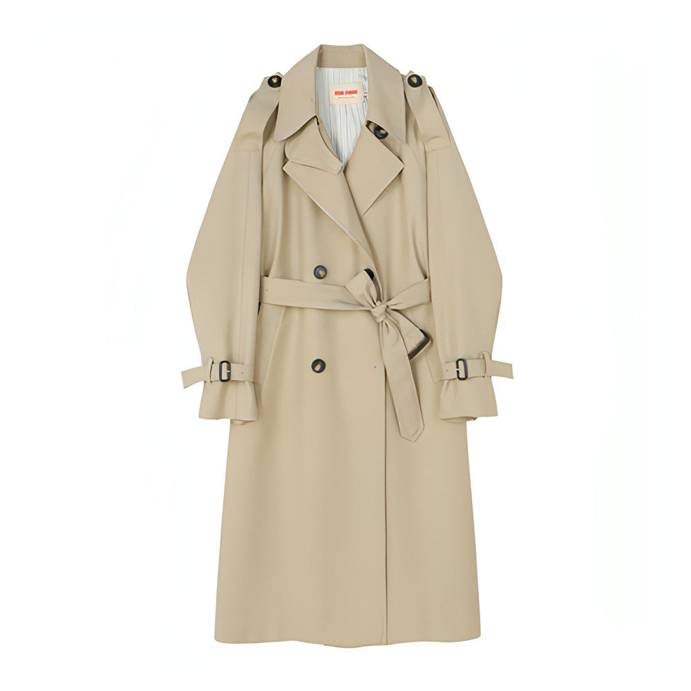Trench-coat britannique mi-long