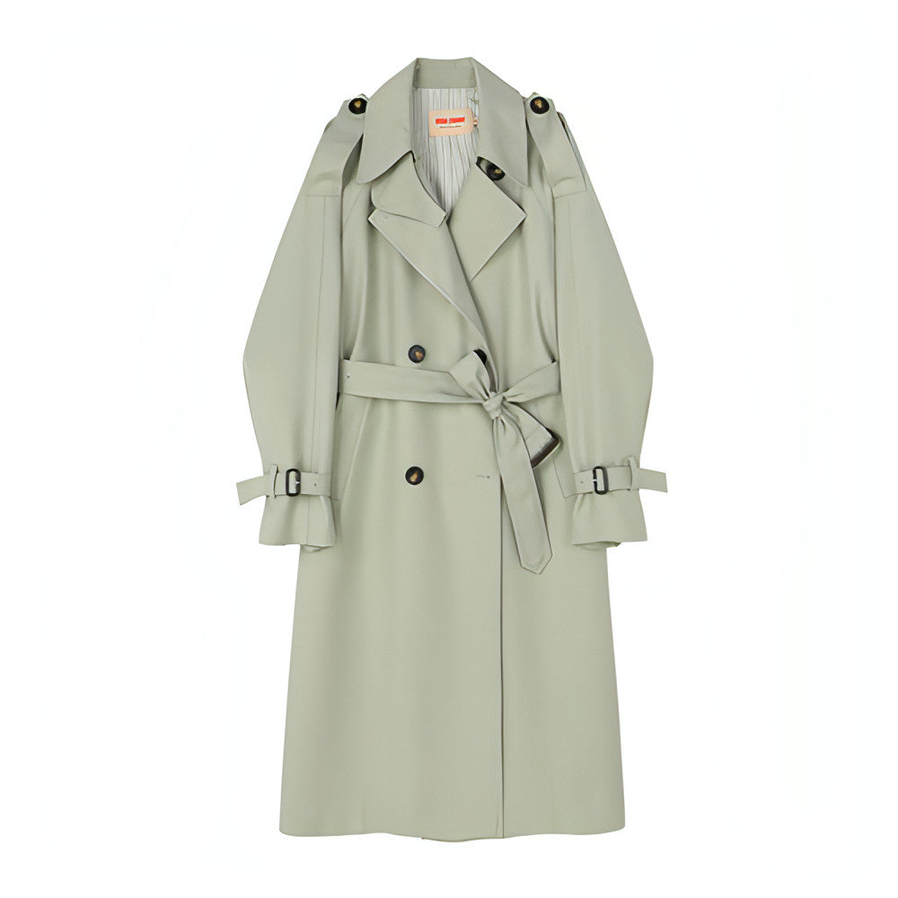 Trench-coat britannique mi-long