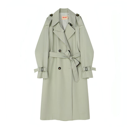 Trench-coat britannique mi-long