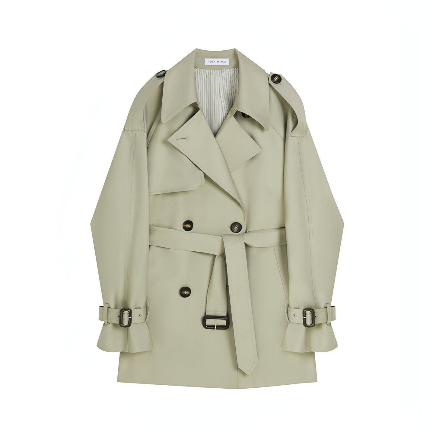 Trench-coat britannique mi-long