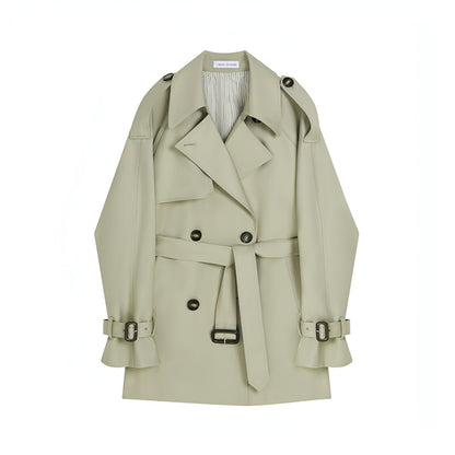Trench-coat britannique mi-long