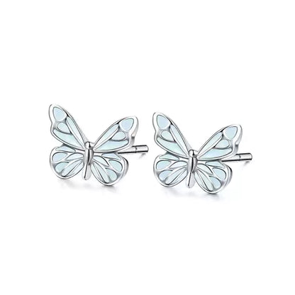 Papillon — Collier Papillon Bleu avec Charme Délicat