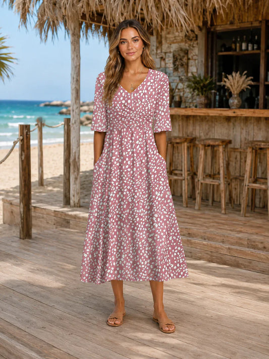 Tess — Robe Midi Élégante