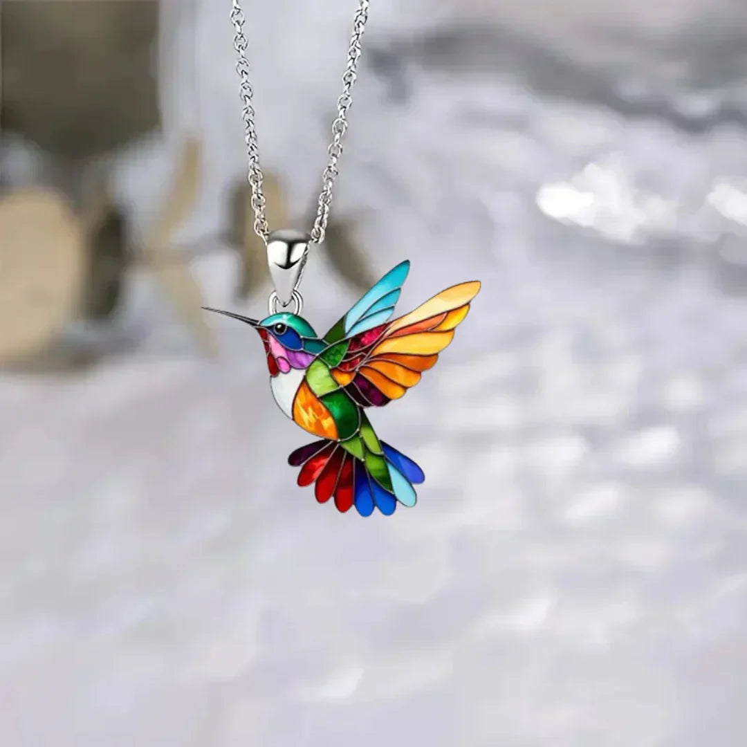 Collier Colibri - Bijoux Uniques