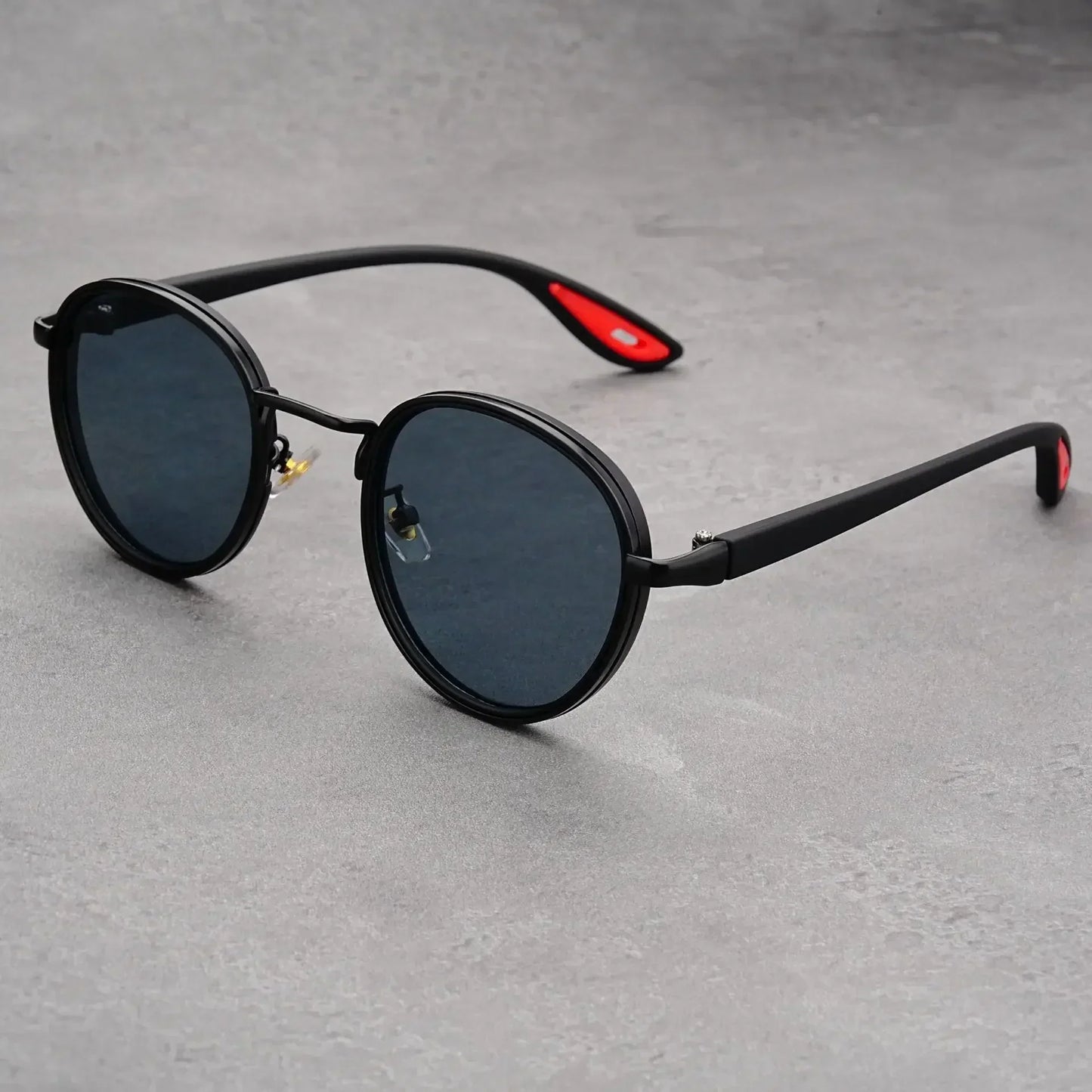Carson Rift — Lunettes de soleil rondes vintage