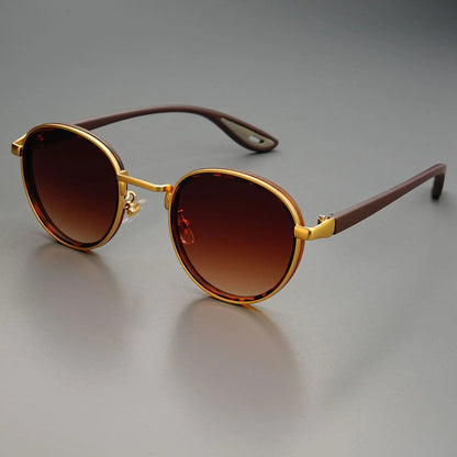 Carson Rift — Lunettes de soleil rondes vintage