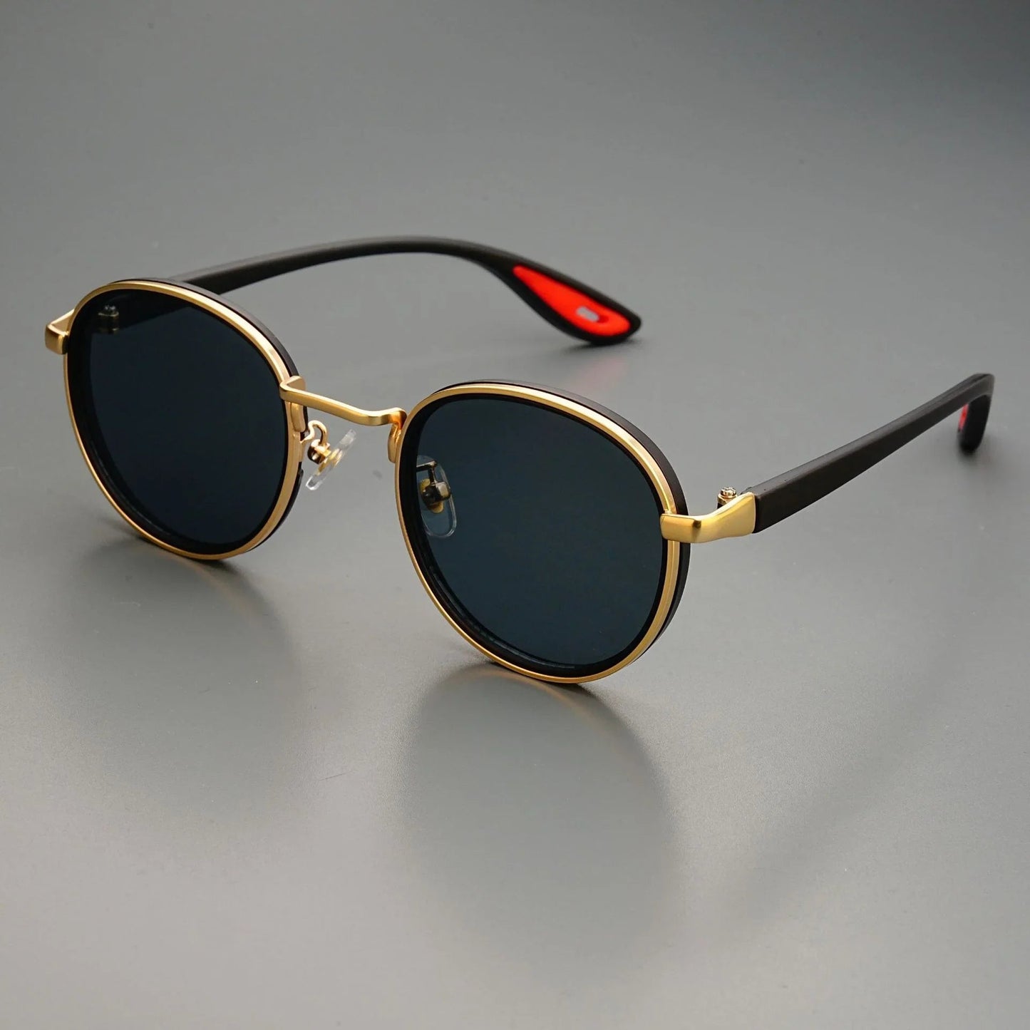 Carson Rift — Lunettes de soleil rondes vintage