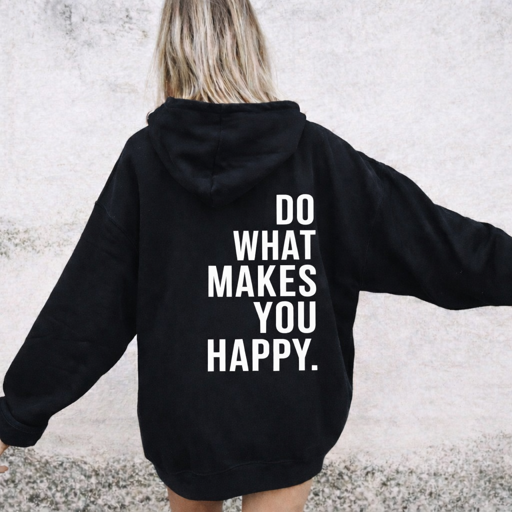 Hoodie Heureux - Douceur Quotidienne