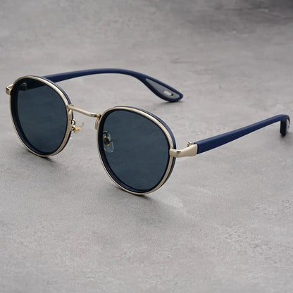 Carson Rift — Lunettes de soleil rondes vintage