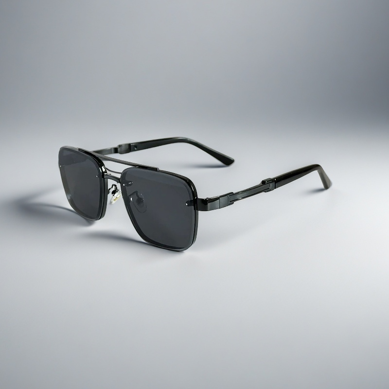Lunettes Aviateur Skyline Verge — Monture Carrée en Ton