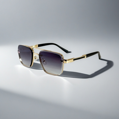 Lunettes Aviateur Skyline Verge — Monture Carrée en Ton