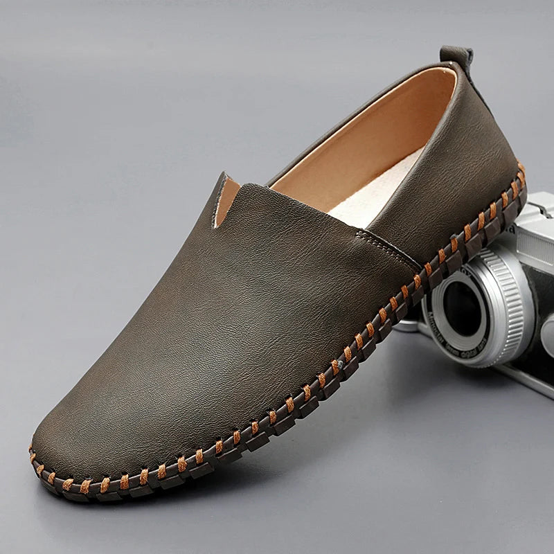 Santorin - Élégant Mocassins en cuir