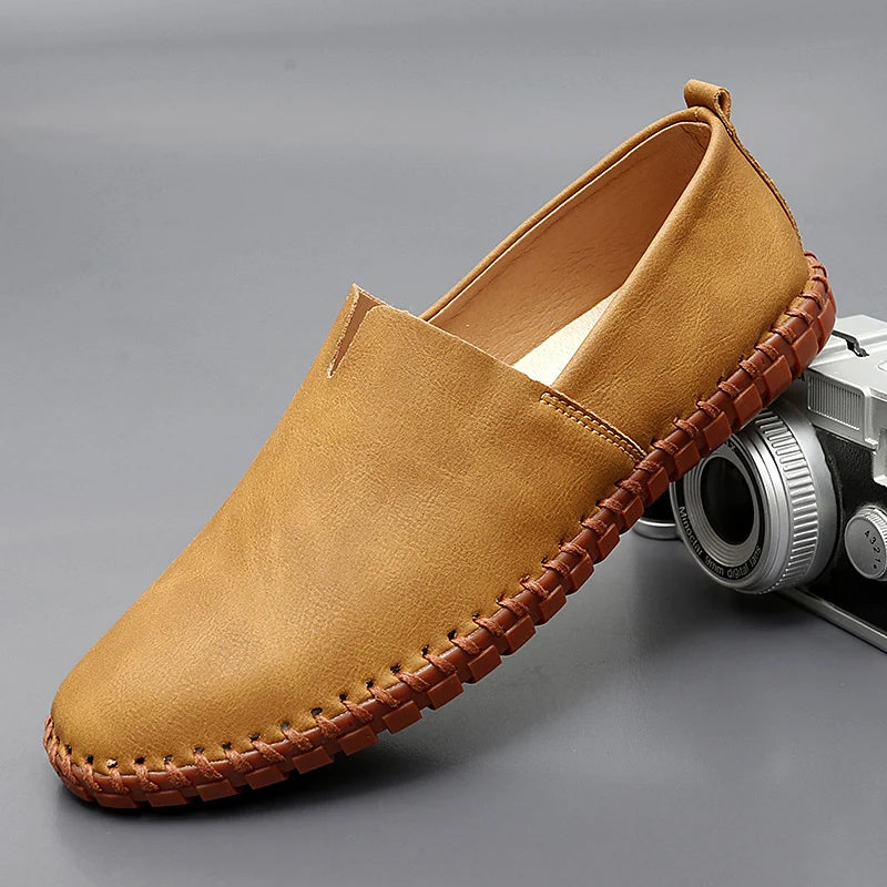 Santorin - Élégant Mocassins en cuir