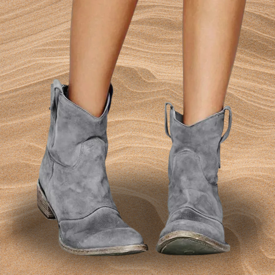 Carlotta — Bottines en Suède pour Femmes