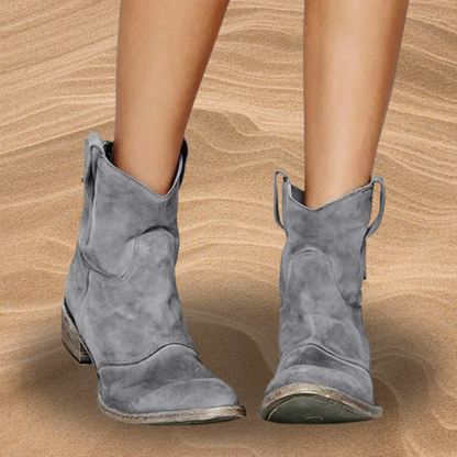 Carlotta — Bottines en Suède pour Femmes