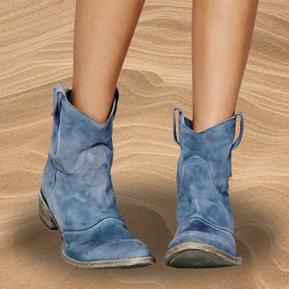 Carlotta — Bottines en Suède pour Femmes