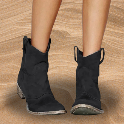 Carlotta — Bottines en Suède pour Femmes