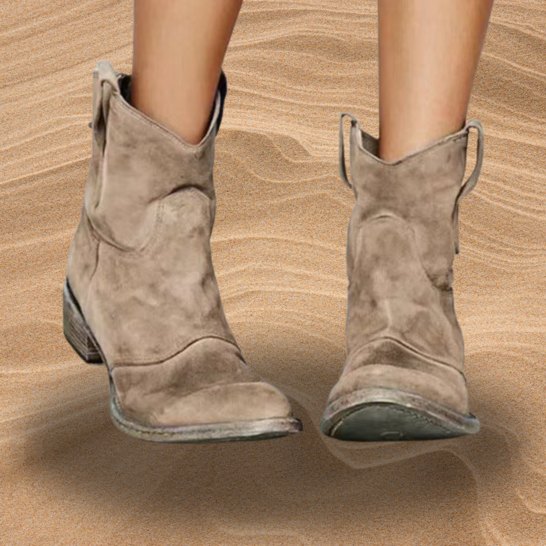 Carlotta — Bottines en Suède pour Femmes