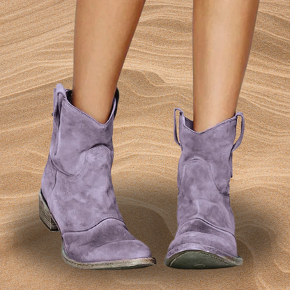 Carlotta — Bottines en Suède pour Femmes