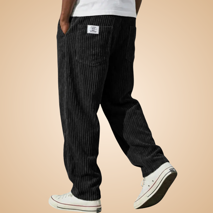 Feldkord — Pantalon en velours côtelé ajusté pour homme