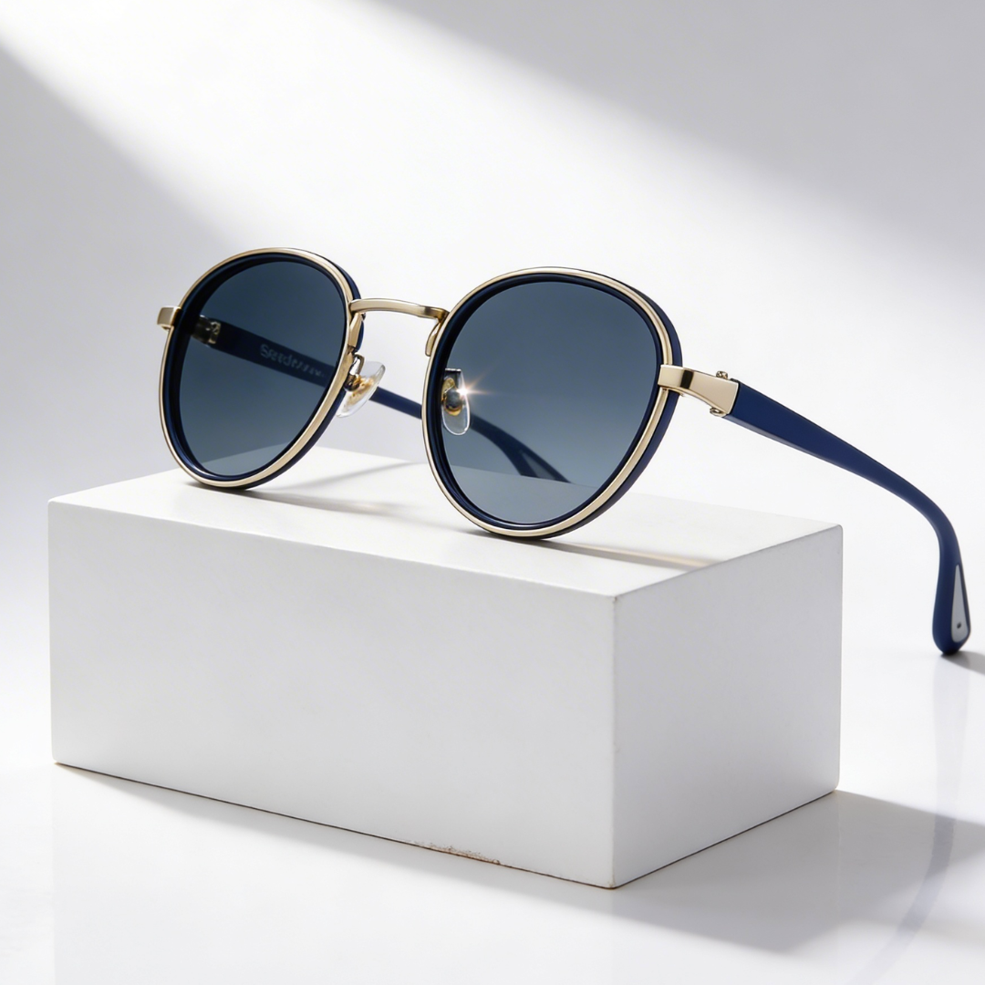 Carson Rift — Lunettes de soleil rondes vintage