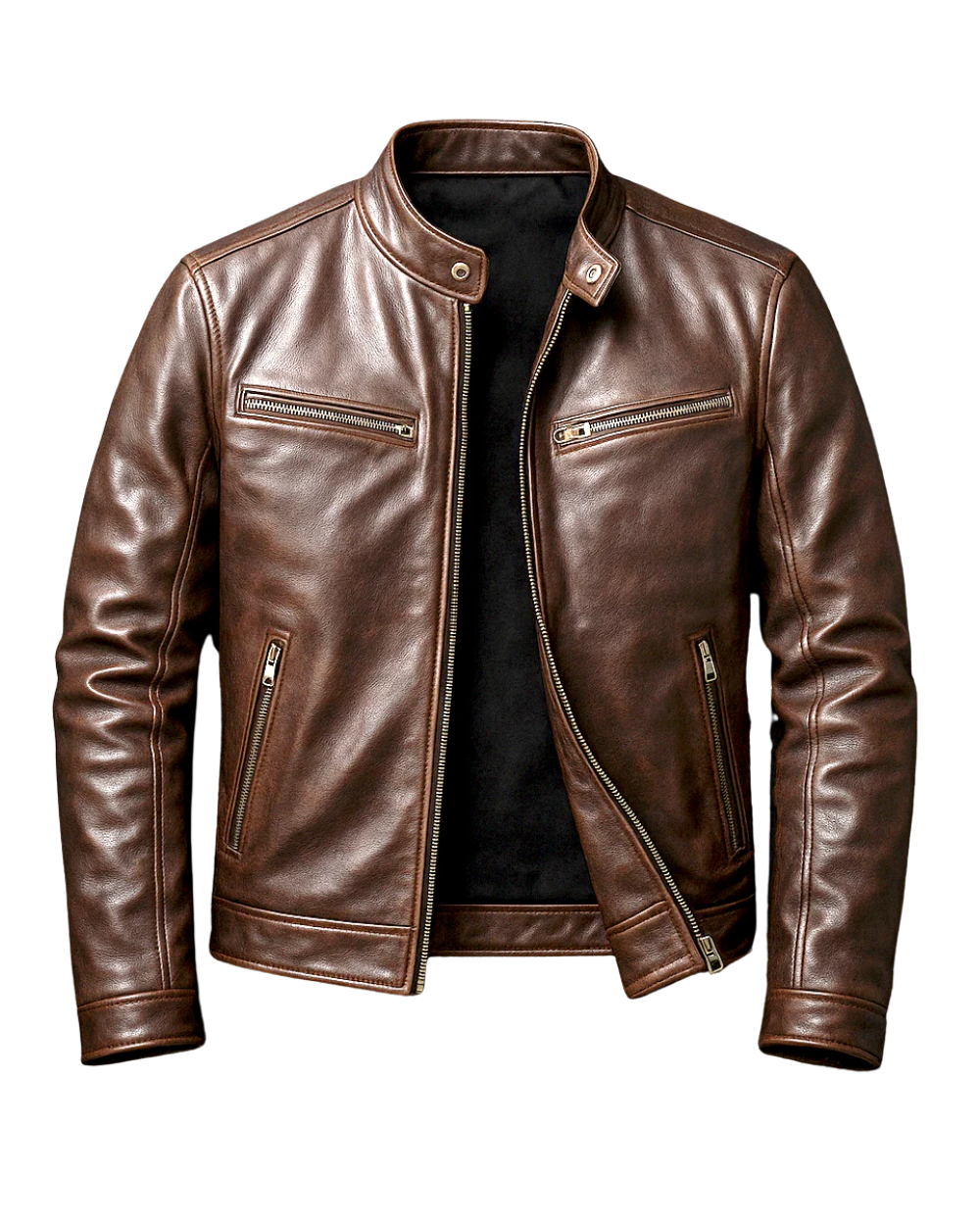 Veste en Cuir Vintage - Durable Veste