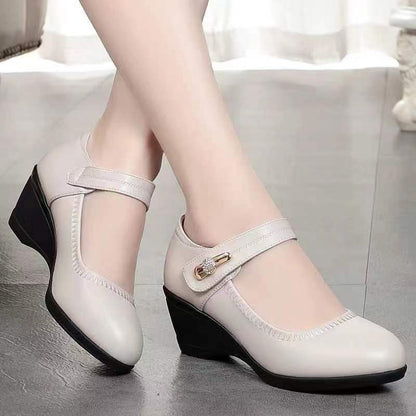 Talons en Cuir Souple - Confortables Chaussures Antidérapantes