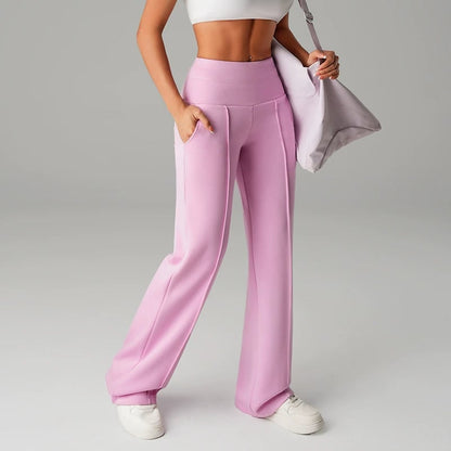 Dostawa - Confortables Pantalons droits unis pour femmes