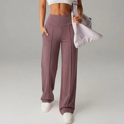 Dostawa - Confortables Pantalons droits unis pour femmes