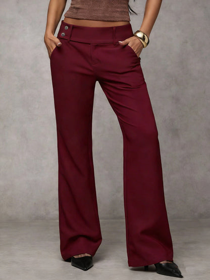 Duna — Pantalon Relaxed Taille Haute