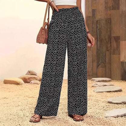Karen — Pantalon Stretch Large, Coupe Détendue