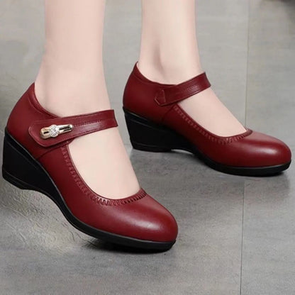 Talons en Cuir Souple - Confortables Chaussures Antidérapantes