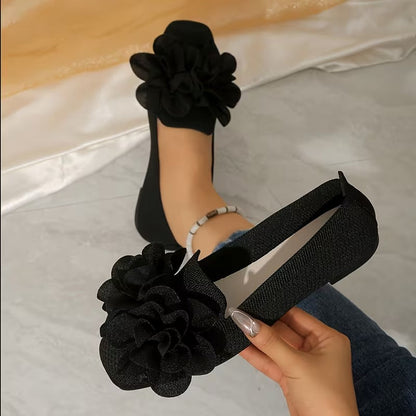 Chaussures Mary Jane Fleuries pour Femmes avec Talon Plat - Confortables