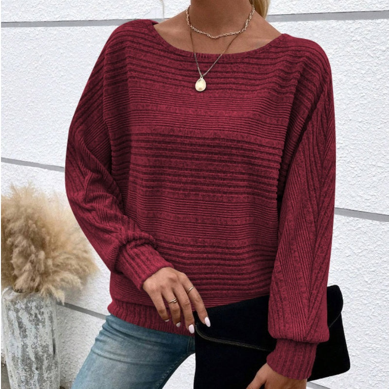 Cassalyn — Pull en Tricot à Manches Chauve-Souris