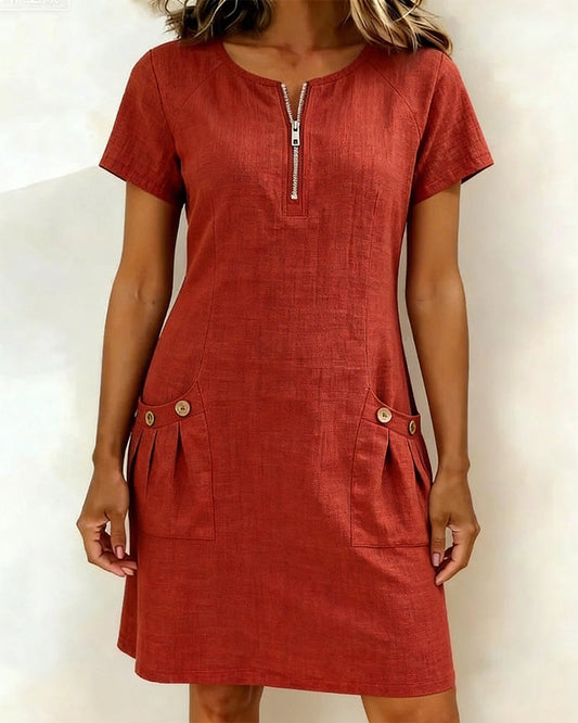 Marbelle — Robe d'été en coton