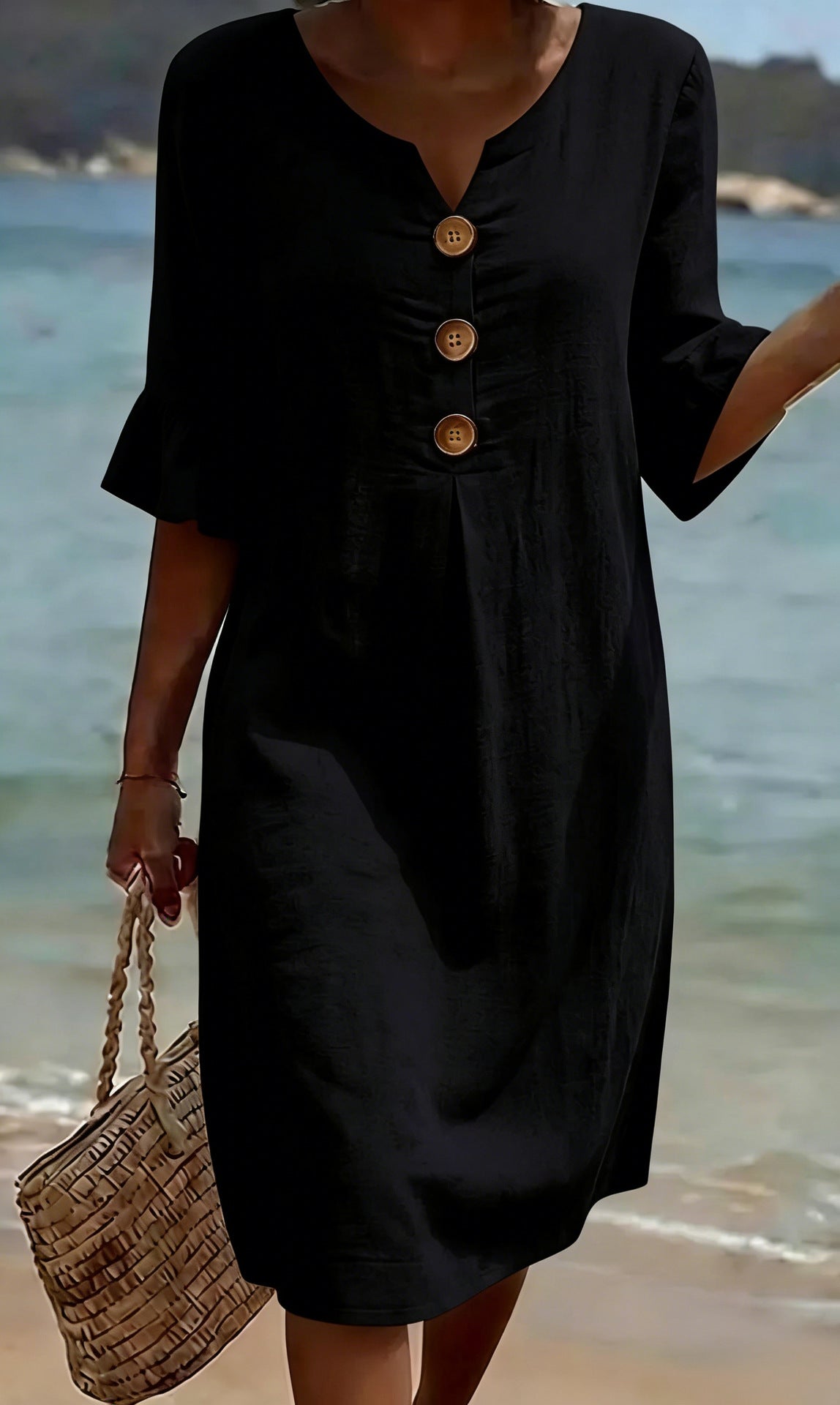 Lunetta — Robe Bouton Légère