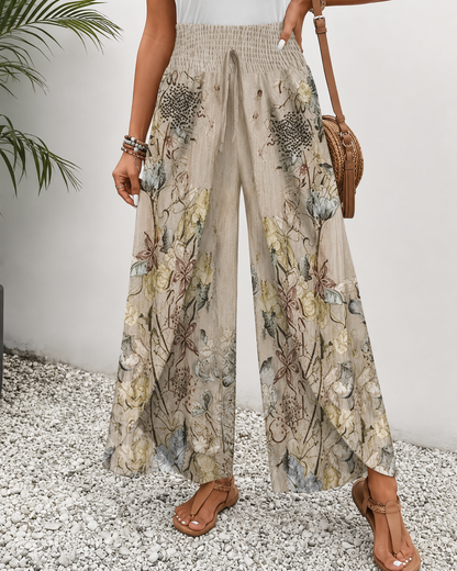 Belora — Pantalon Imprimé avec Cordon de Serrage, Coupe Décontractée