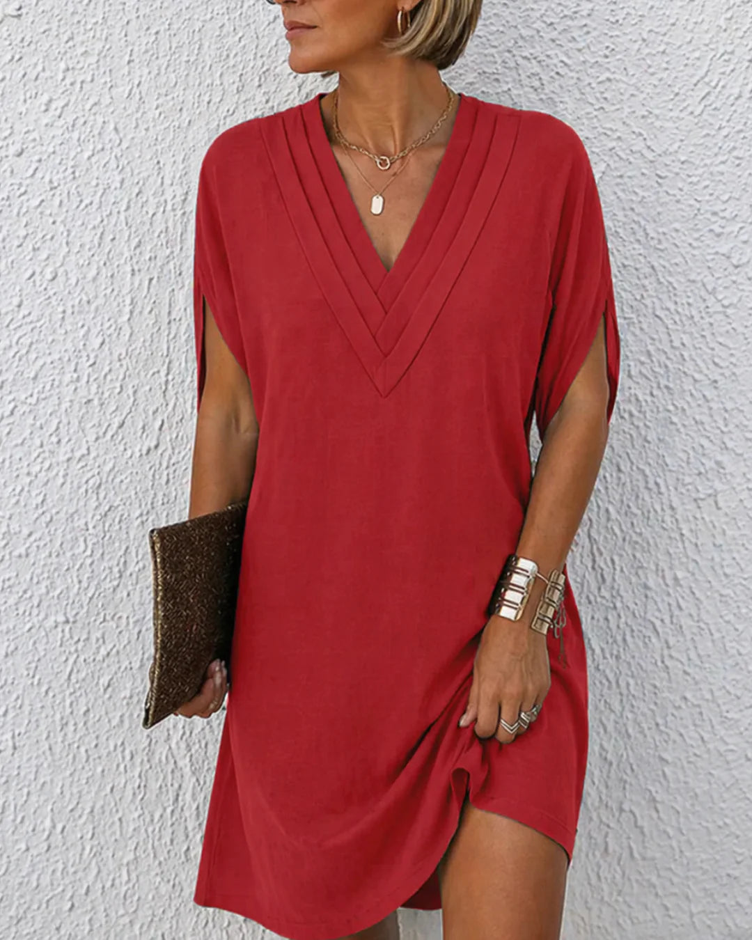 Avènne — Robe Midi à Col V