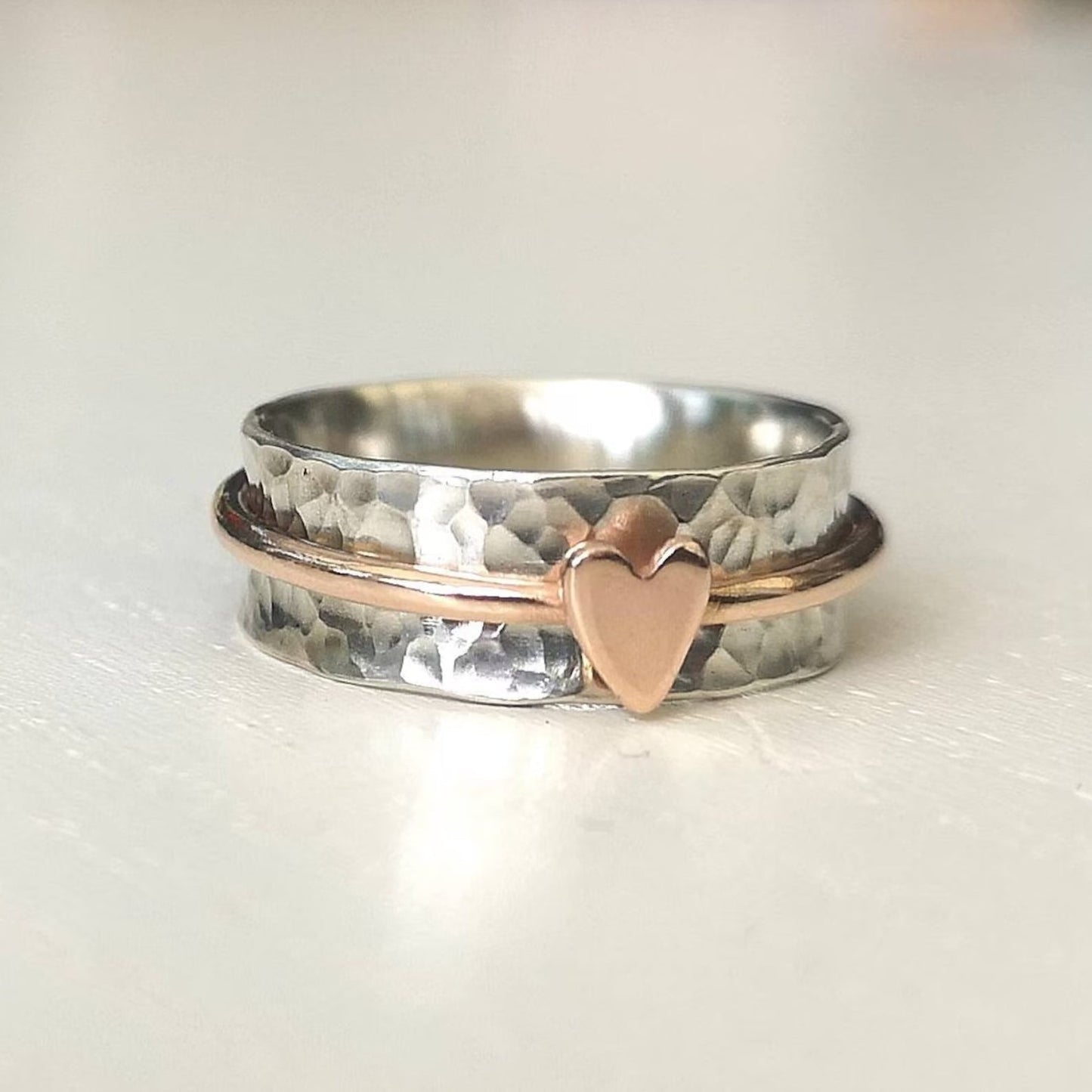 Herz — Bague Cœur en Argent