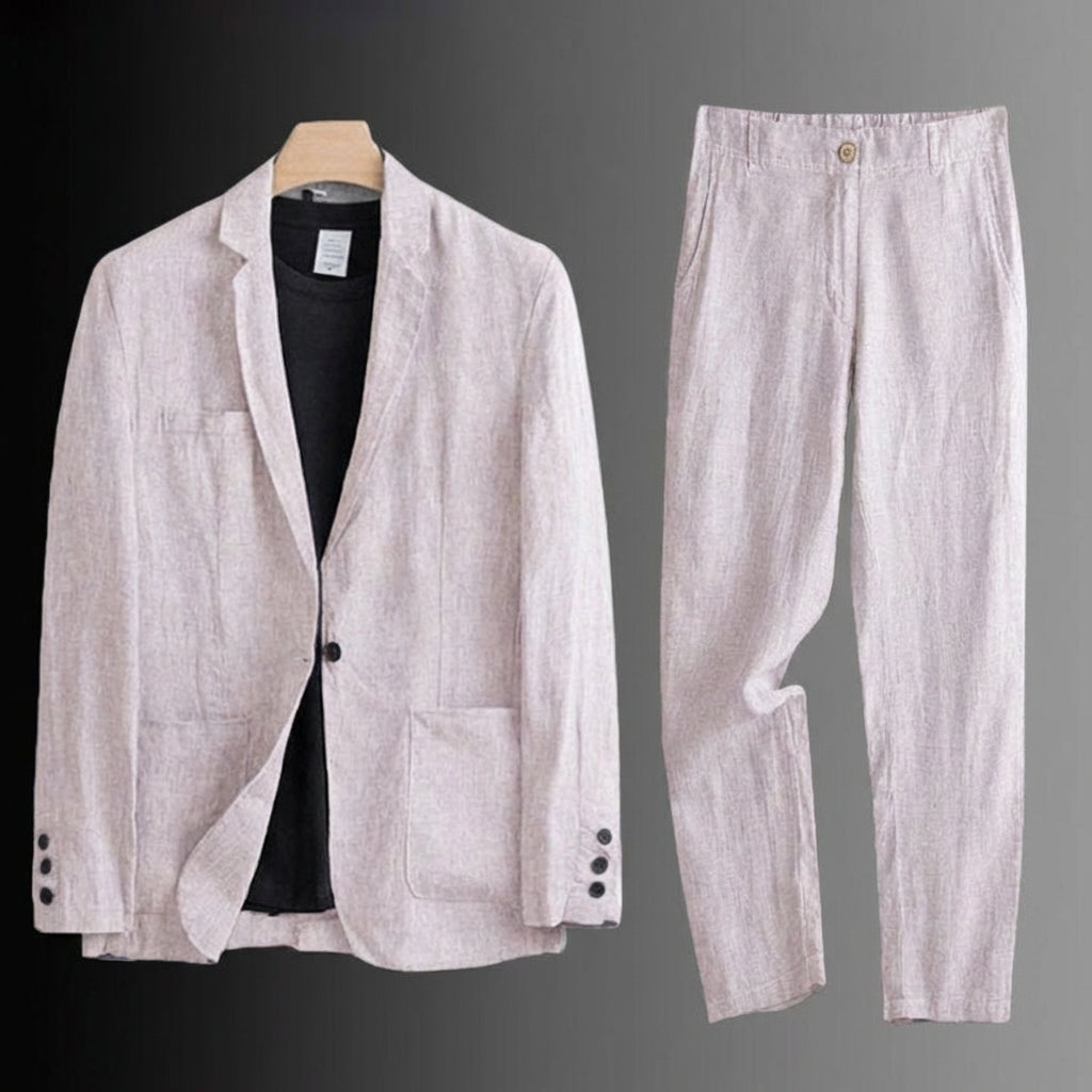 Lucas - Élégant Costume en Lin Premium