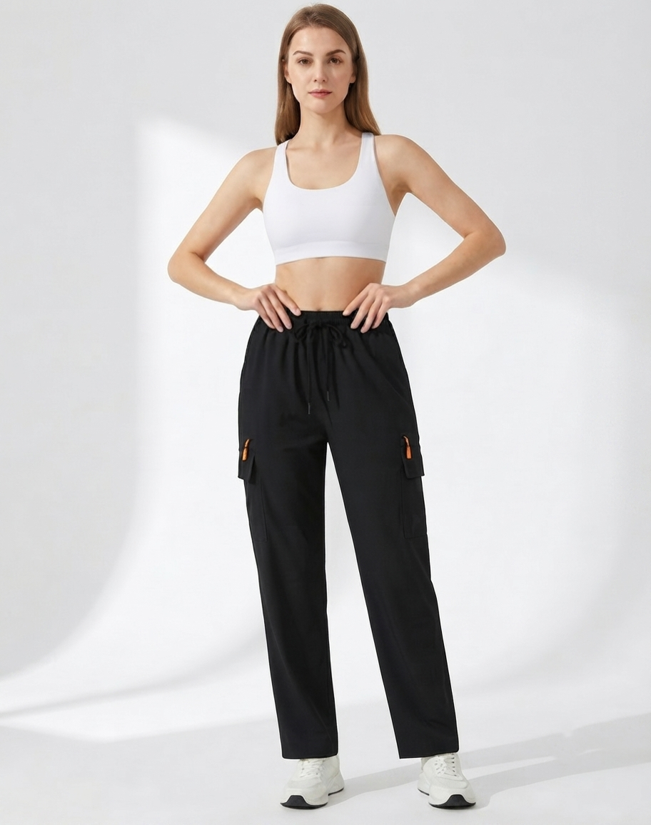 Airolyn — Pantalon cargo à cordon de serrage à séchage rapide