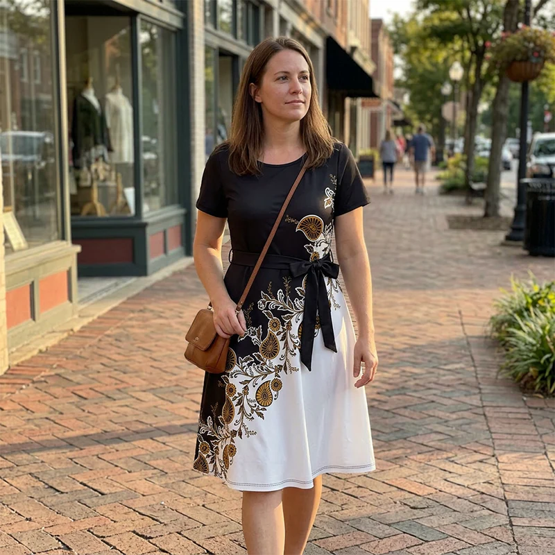 Elaria — Robe à Imprimé Floral