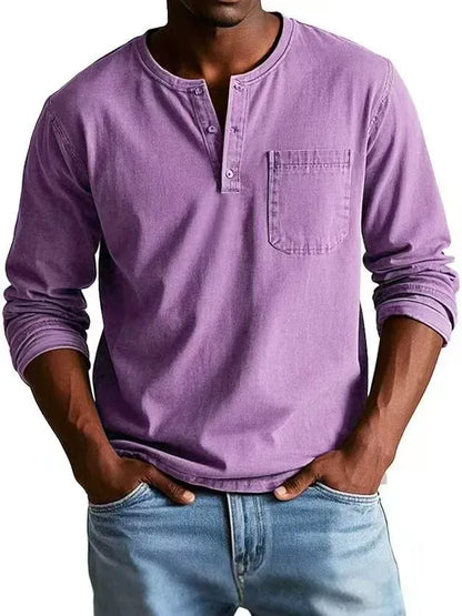 Le Weston — T-shirt Henley Vintage