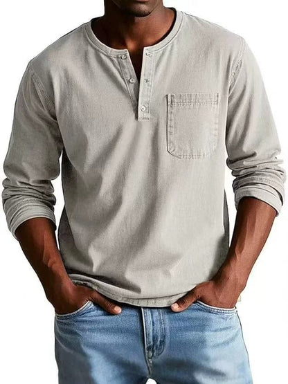 Le Weston — T-shirt Henley Vintage