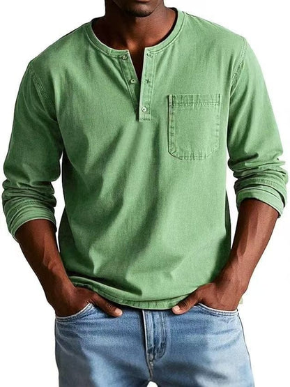 Le Weston — T-shirt Henley Vintage