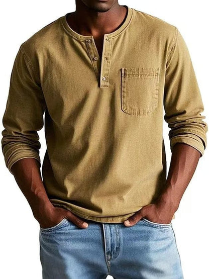 Le Weston — T-shirt Henley Vintage