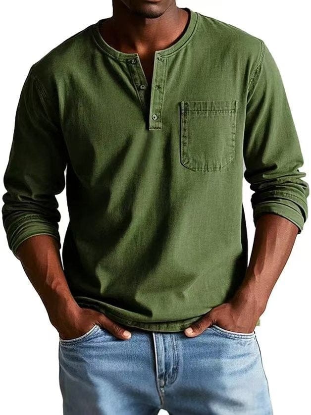 Le Weston — T-shirt Henley Vintage